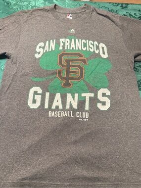 Majestic SF Giants MLB men’s baseball tee shirt medium